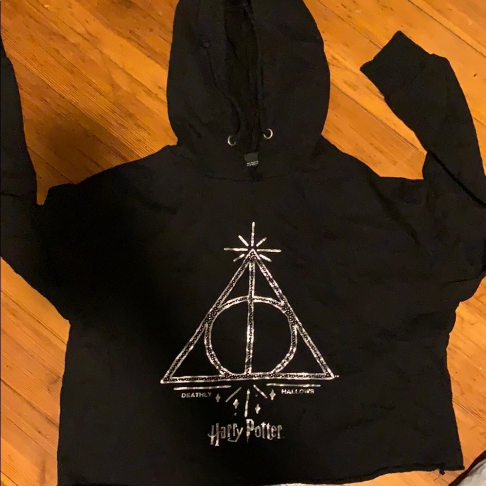 Harry Potter crop top hoodie sweater